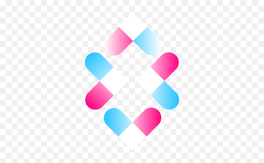 Gradient Shape Composition Logo - Vertical Emoji,Transparent Gradient