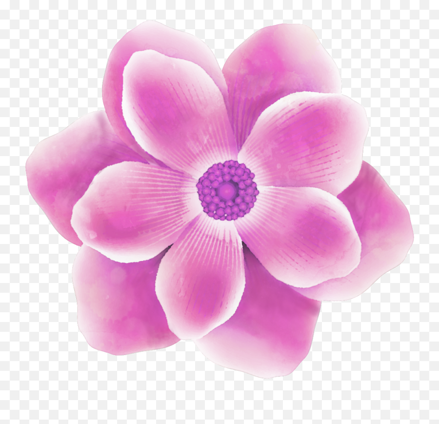 Download Rose Red Watercolor Flower Png Transparent - Purple Watercolor Flower Purple Png Emoji,Purple Flower Transparent
