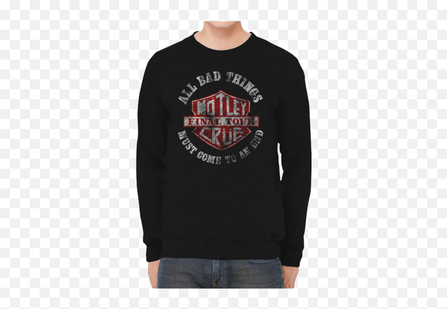 Bad Boys Shield Sweatshirt - Bad Boys Motley Emoji,Motley Crue Logo