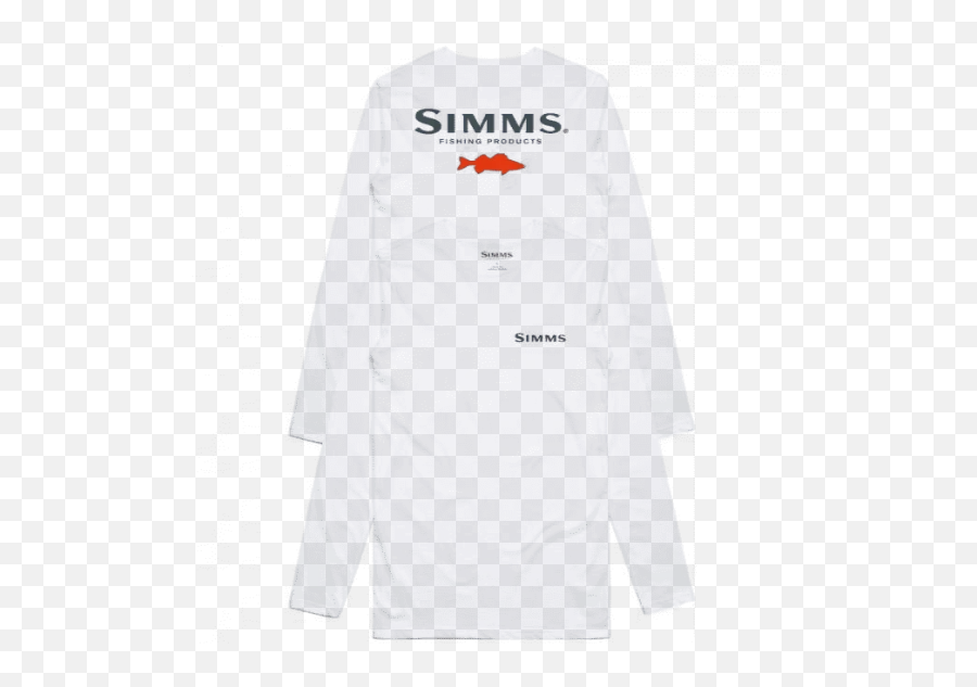 Simms Walleye Logo Ls Tech Tee White - Long Sleeve Emoji,Ls Logo