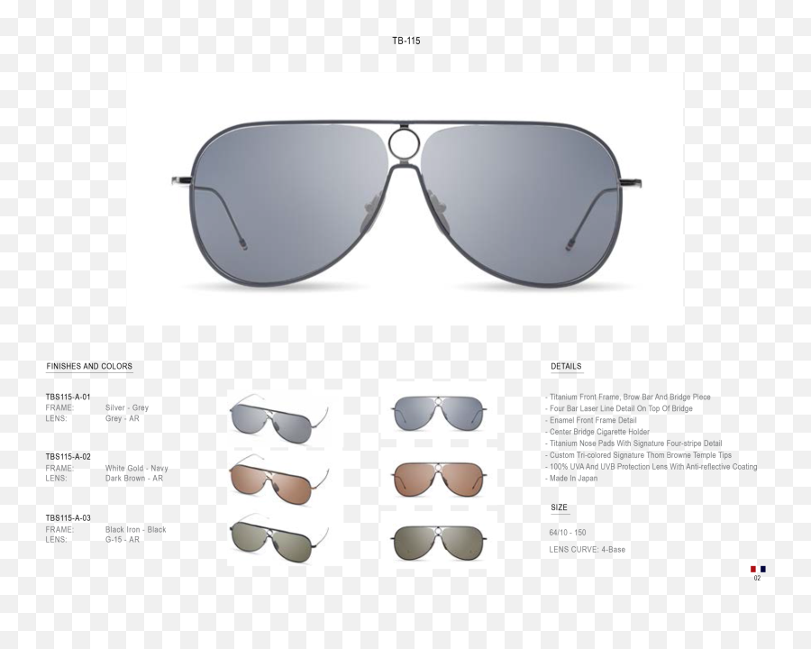 Thom Browne Eyewear Ocular Boutique - Thom Browne Sunglasses 115 Emoji,Thom Browne Logo