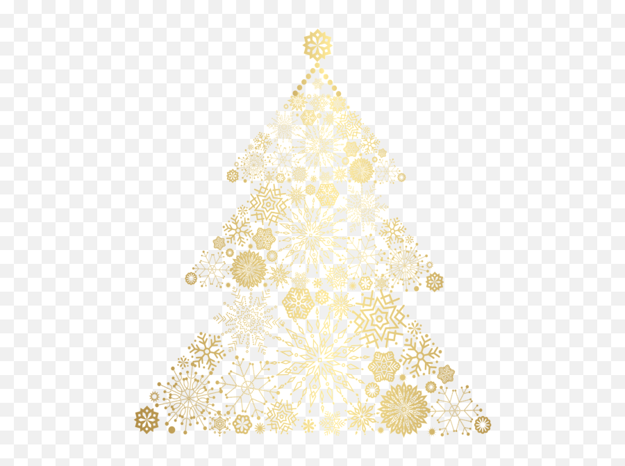 Christmas Tree Png - Transparent Gold Christmas Tree Png Emoji,Christmas Tree Clipart Png
