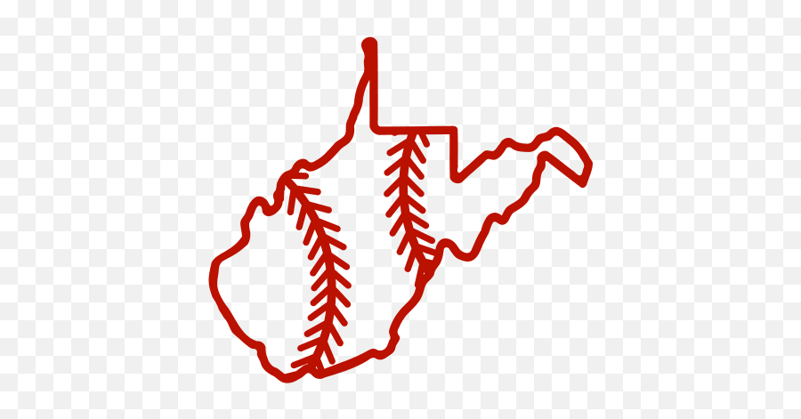 West Virginia U2013 Map Outline Printable State Shape Stencil Emoji,Baseball Stitches Clipart