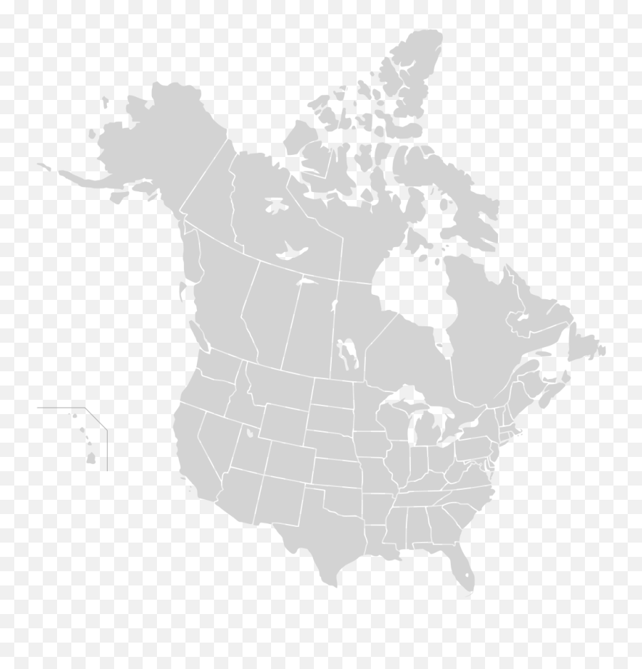 Download Hd This Free Clipart Png Design Of Canada Map - Usa Emoji,Alaska Clipart