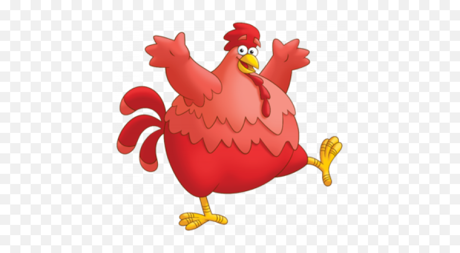 Library Of Big Rooster Svg Free Png - Big Red Chicken Dora Emoji,Rooster Clipart