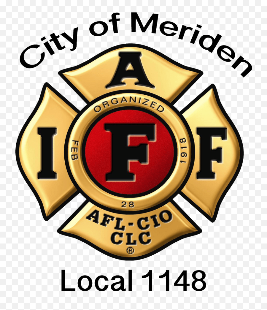 Meriden Firefighters Local 1148 Proudly Serving The City Emoji,Firefighters Logo