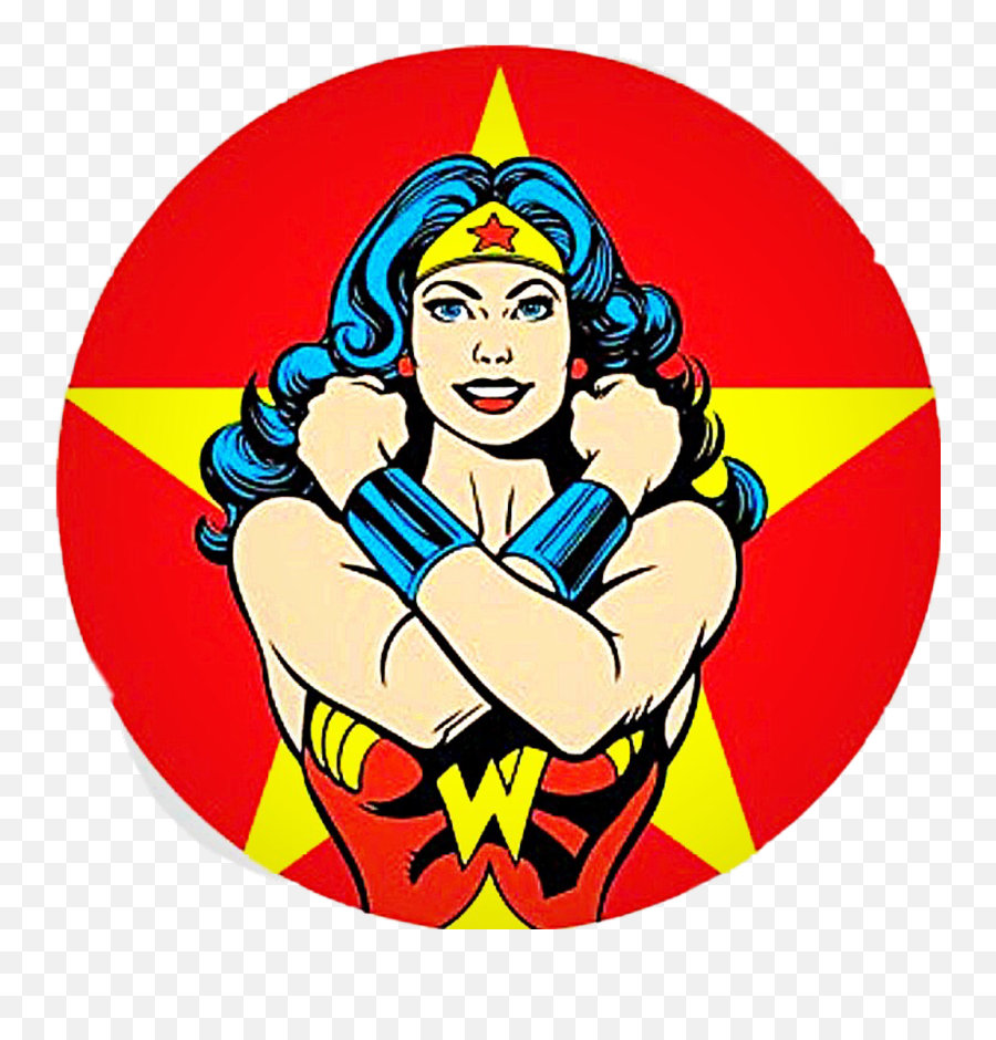 Wonderwoman Sticker Clipart - Full Size Clipart 2861636 Comic Superhero Wonder Woman Emoji,Wonder Woman Clipart