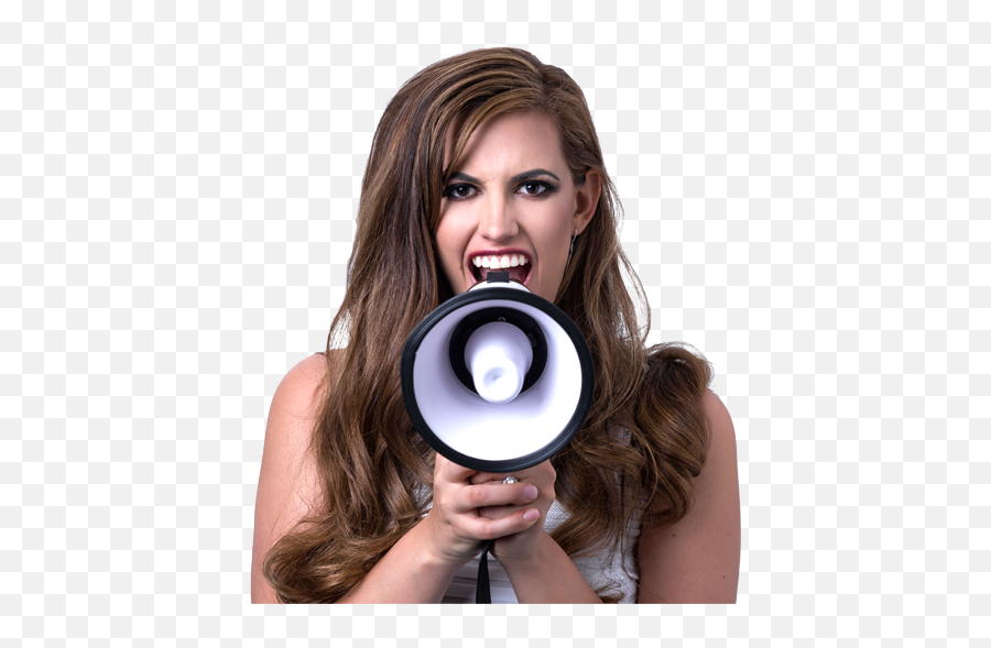Woman With Loud Speaker Png Official Psds - Woman With Speaker Emoji,Speaker Png