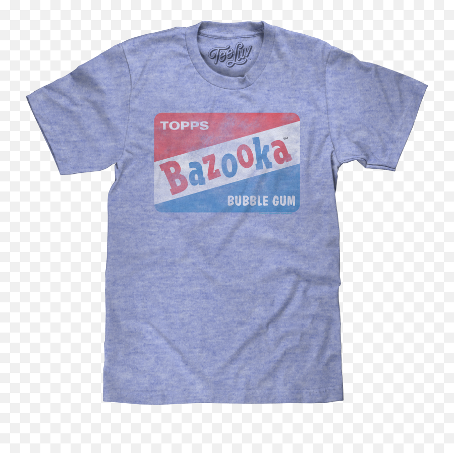 Bazooka Bubble Gum Big U0026 Tall T - Shirt Blue Emoji,Bazooka Png