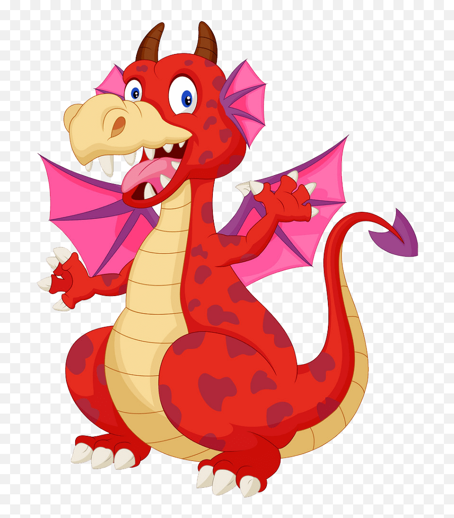 Red Dragon Clipart Transparent - Clipart World Emoji,Baby Dragon Clipart