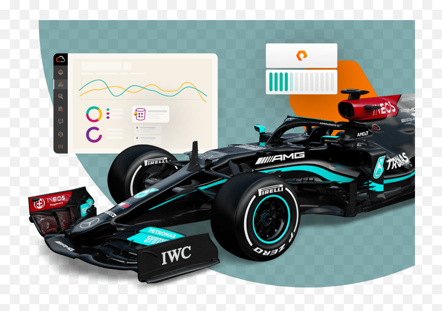 Mercedes F1 And Pure Storage - Driven By Data Pure Storage Emoji,F1 New Logo