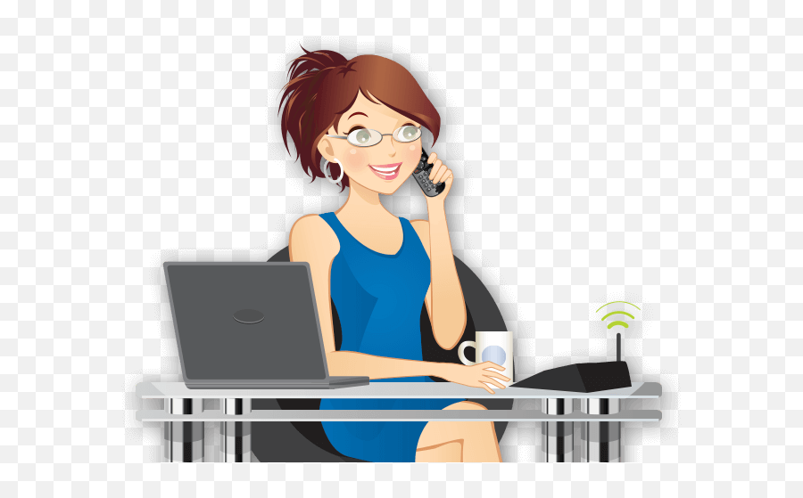Automated Phone System Virtual Phone Admin Ereceptionist Emoji,Person On Phone Clipart