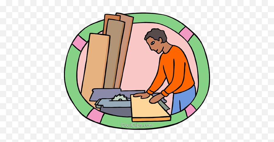 Carpenter Working With Wood Royalty Free Vector Clip Art Emoji,Working Clipart