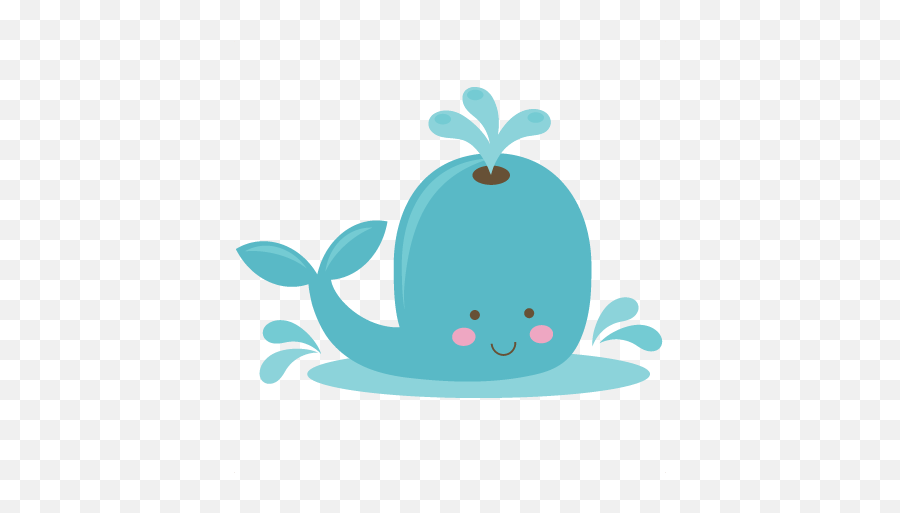 Cute Whale Clipart - Cute Beach Clip Art Emoji,Whale Clipart