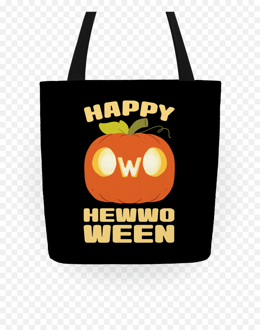 Happy Hewwoween Owo Totes - Tote Bag Emoji,Owo Png