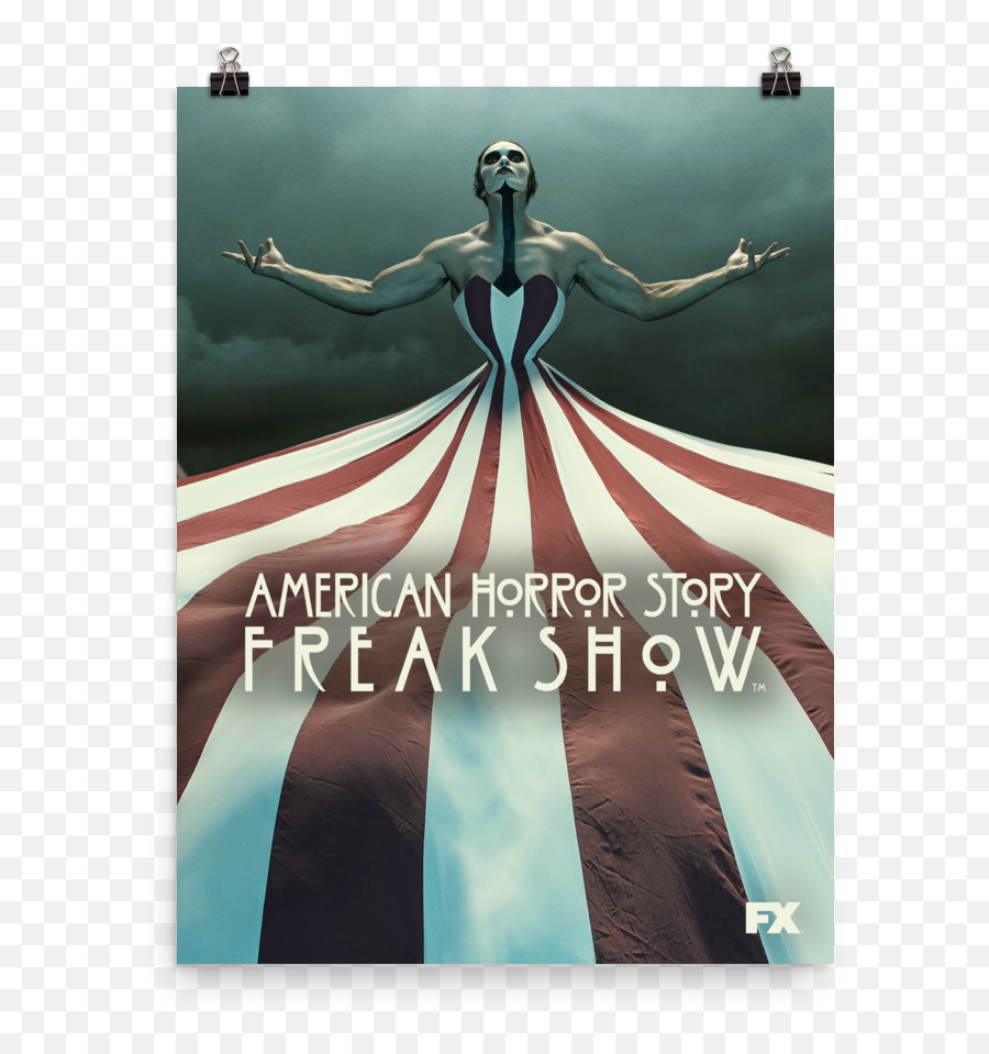 American Horror Story Freak Show Art - American Horror Story Poster Emoji,American Horror Story Logo