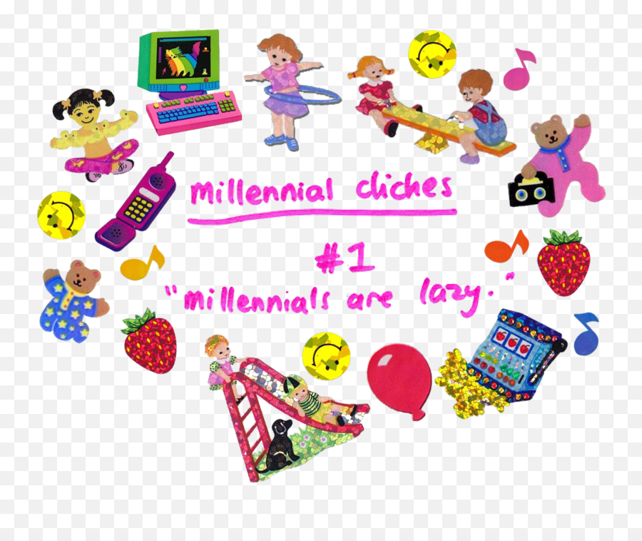 Millennial - Dot Emoji,Lazy Clipart