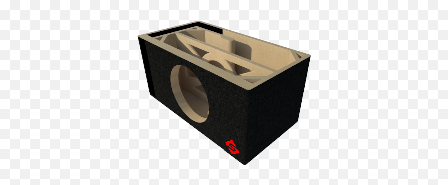 Stage 3 Ported For Sundown X10 Rev - Zv5 12 Box Emoji,Skar Audio Logo
