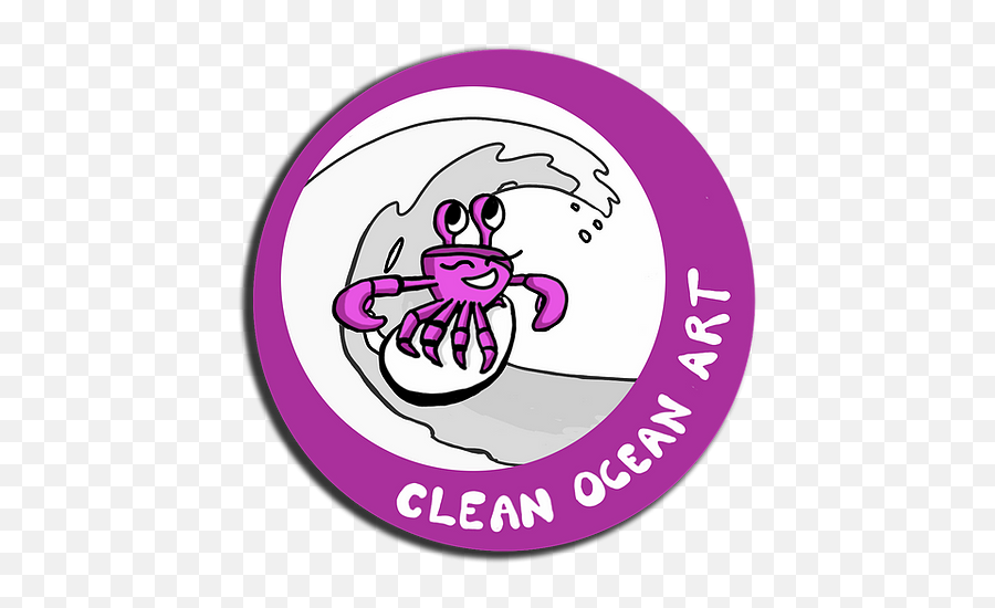 Clean Ocean Art - Dot Emoji,Oceans Logo