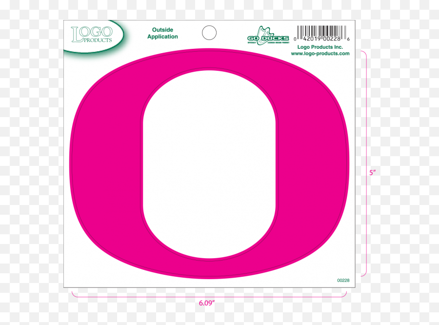 Oregon O Logo - Pink Oregon Emoji,Oregon Ducks Logo