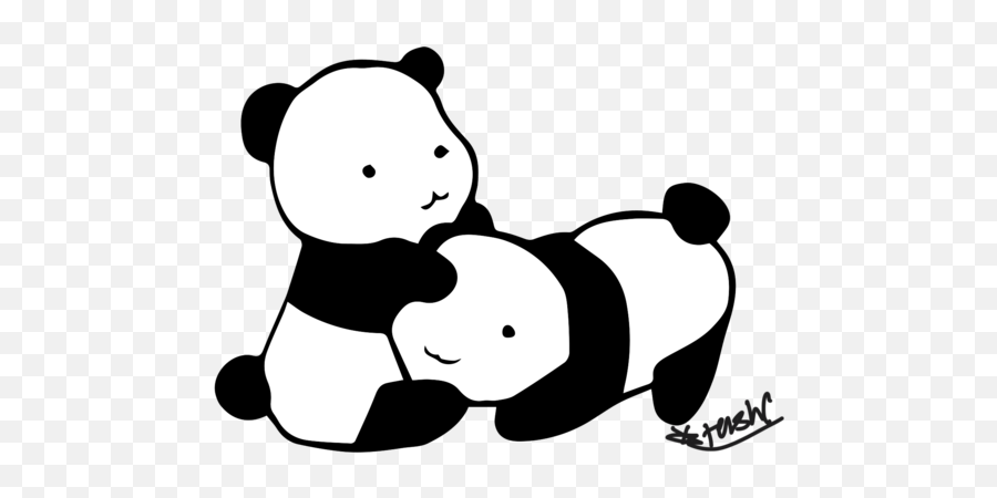 Cute Panda Tumblr Clipart - Full Size Clipart 2384652 Png Panda Emoji,Tumblr Clipart