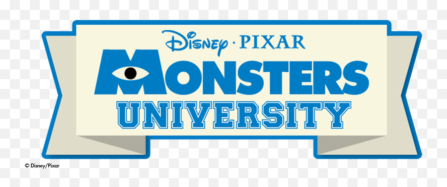 Monsters University Logo Transparent - Monsters University Title Emoji,Monsters Inc Logo