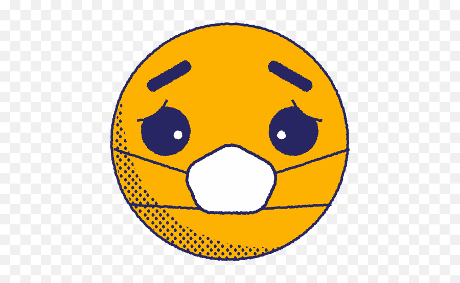 Sad Emoji With Face Mask Flat - Transparent Png U0026 Svg Vector,Snake Emoji Png