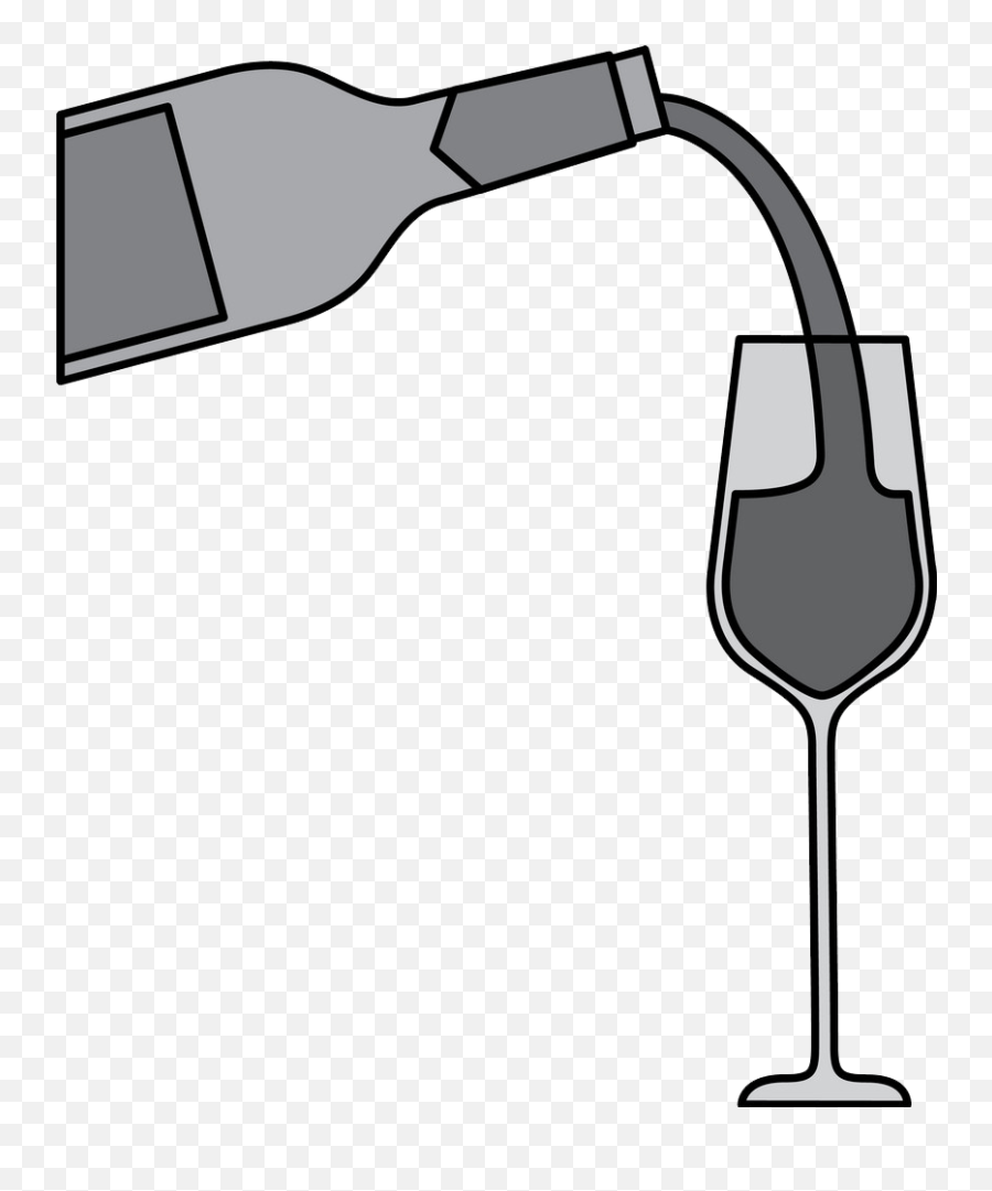 Wine Glass Clipart - Clipartworld Emoji,Wine Bottle And Glass Clipart