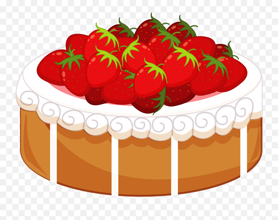 Cake Clip Art 1 Cake Clipart Fans - Strawberry Cake Clipart Emoji,Cake Clipart