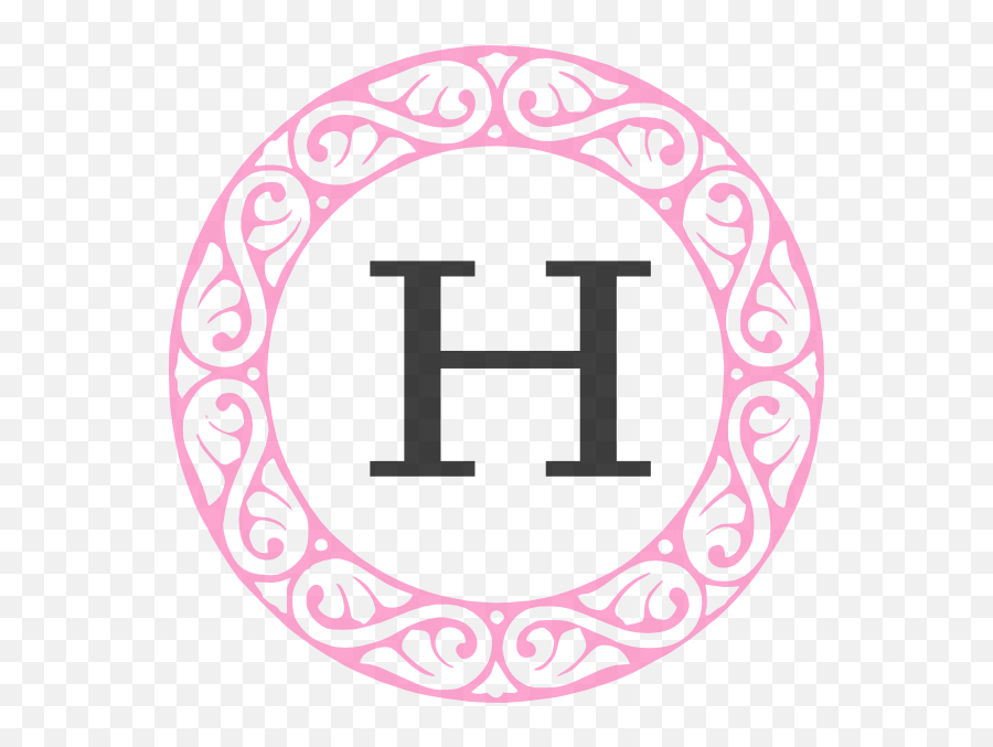 Small - H Monogram Clip Art Full Size Png Download Seekpng Emoji,H Clipart