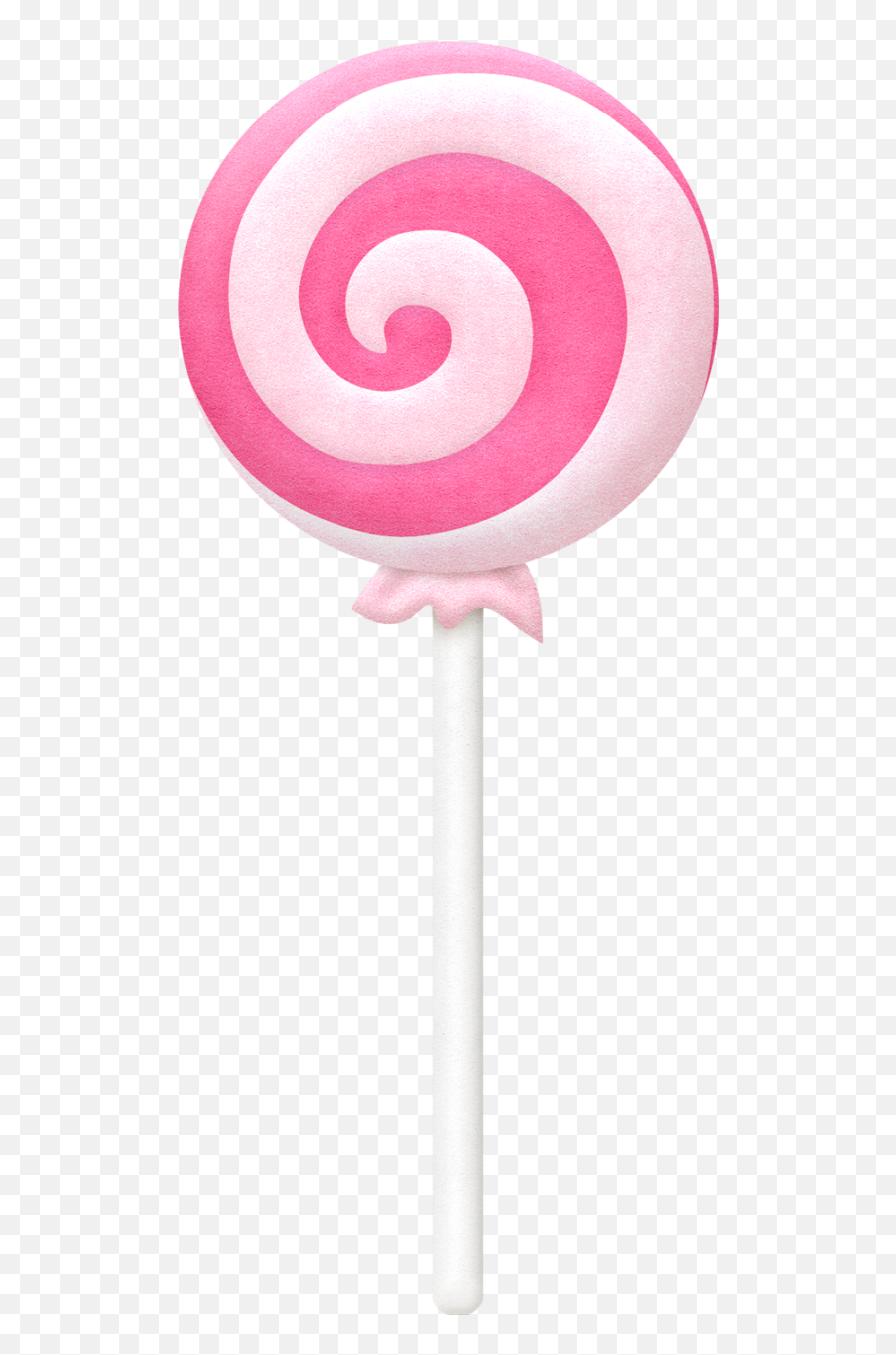 Pink Swirl Lollipop Clipart Png Image - Solid Emoji,Lollipop Clipart