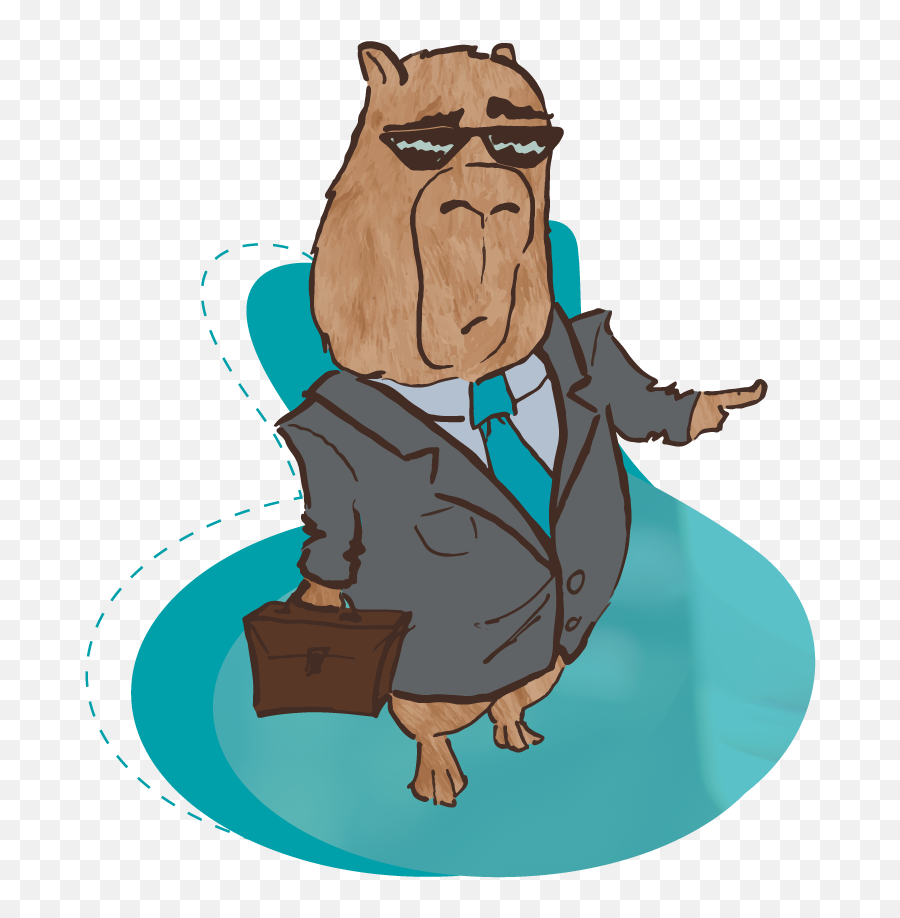 Capybara Studio Asesoría Digital Emoji,Capybara Clipart