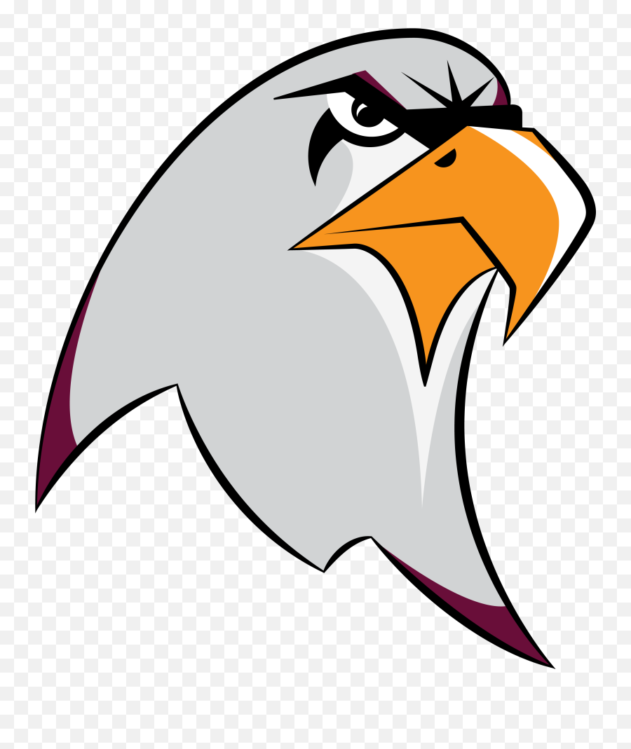 2 Eagle Mascot Just Head Sol Clipart - Full Size Clipart Emoji,Sol Clipart