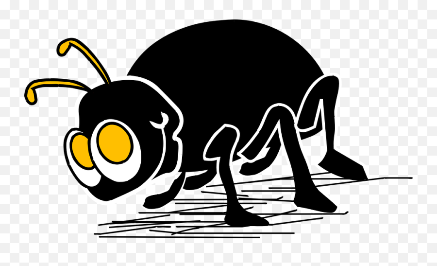 Insect Clipart - Big Black Bug Clipart Emoji,Insect Clipart
