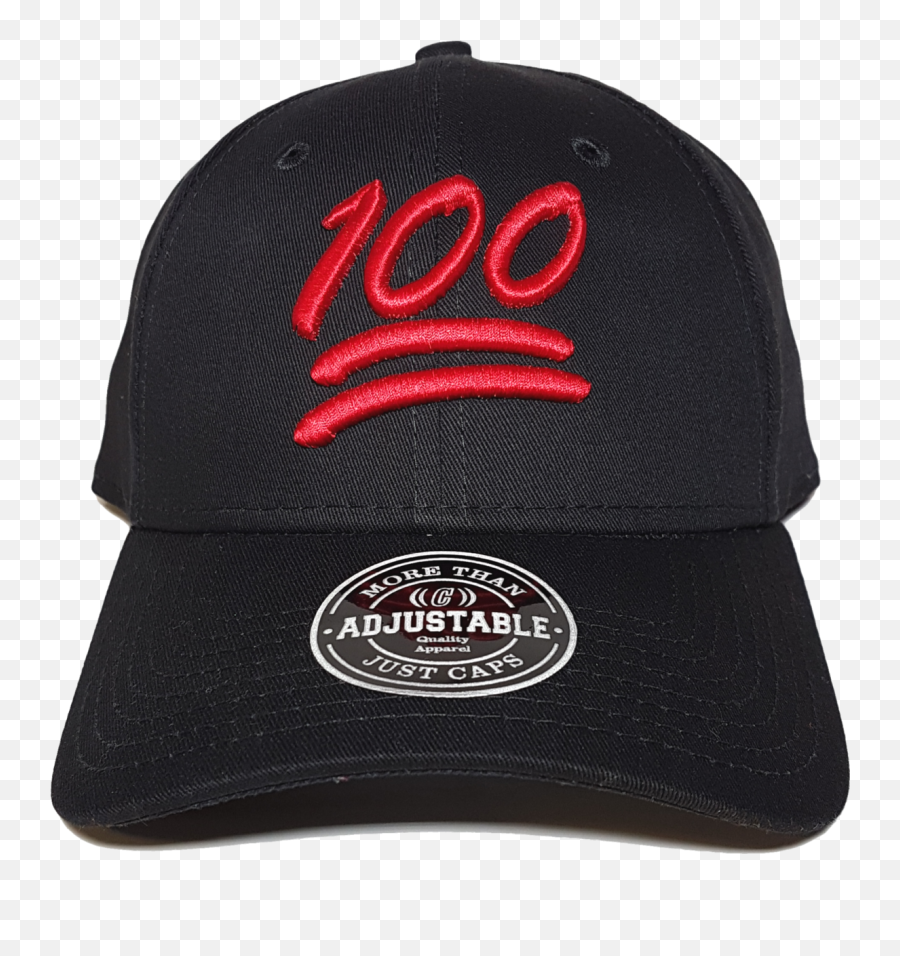 100 Emoji Cap Adjustable Black - For Baseball,100 Emoji Png