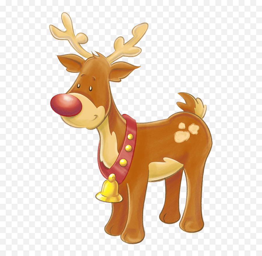 Christmas Reindeer Clipart - Rudolph The Reindeer Emoji,Reindeer Clipart