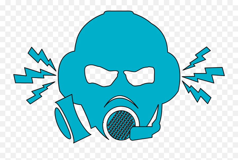 Skull Gas Mask Png Clipart - Dot Emoji,Gas Mask Png