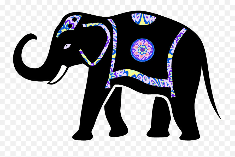 Elephant Clipart Silhouette Picture - Silhouette Indian Elephant Clipart Emoji,Elephant Silhouette Clipart