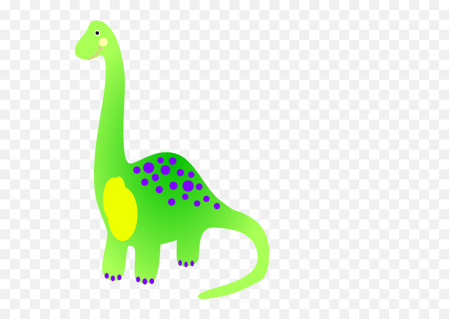 Green Dino With Dots Clip Art At Clkercom - Vector Clip Art Clip Art Emoji,Dino Clipart
