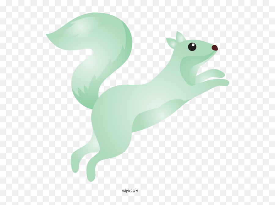 Animals Green Tail Squirrel For Squirrel - Squirrel Clipart Emoji,Squirrel Transparent