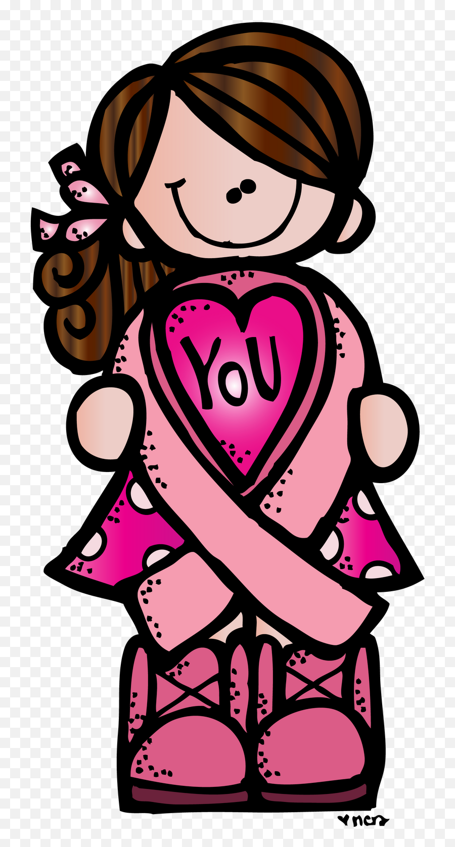 Breast Cancer Awareness Month - Cancer Melonheadz Emoji,Breast Cancer Clipart