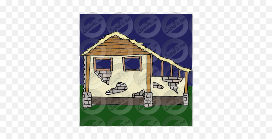 Stable Picture For Classroom Therapy - House Emoji,Stable Clipart