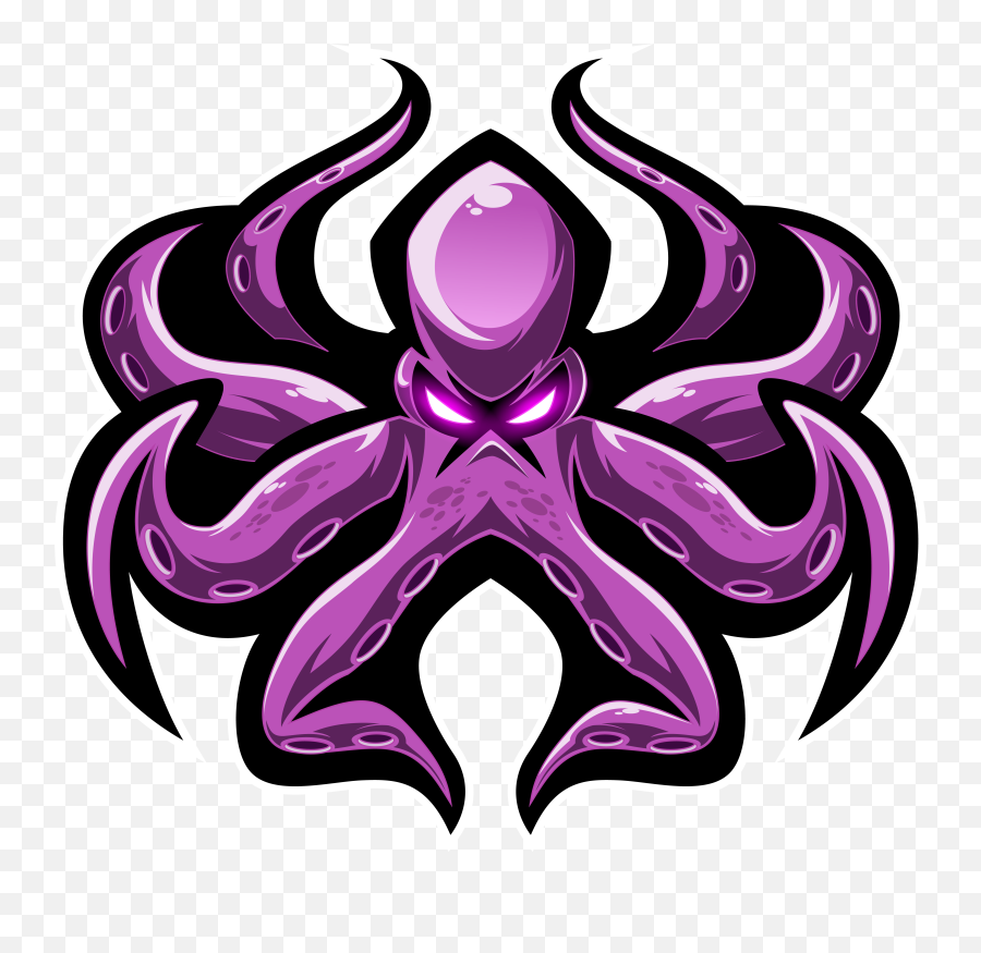 Kraken Octopus Esport Mascot Logo - Mascot Octopus Logo Emoji,Kraken Logo