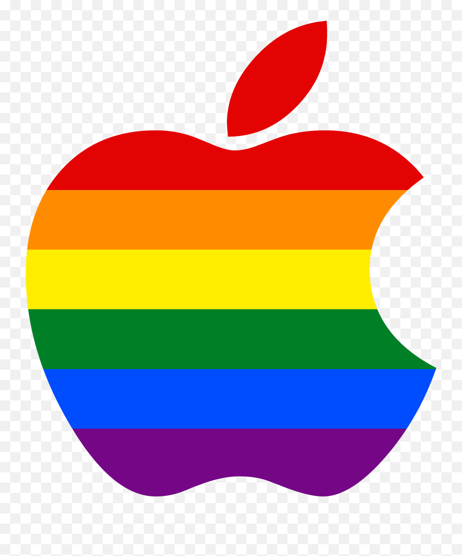 Apple Logo Lgbt S Flickr Photo - Apple Lgbt Logo Png Emoji,Apple Logo Png
