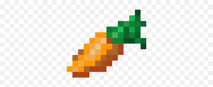 Pixilart - Minecraft Carrot By Anonymous Minecraft Pixel Carrot Emoji,Carrot Transparent Background