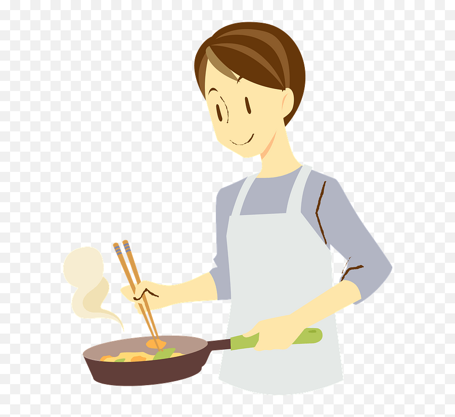 Man Cooking Clipart - Clipart Cooking Emoji,Cooking Png
