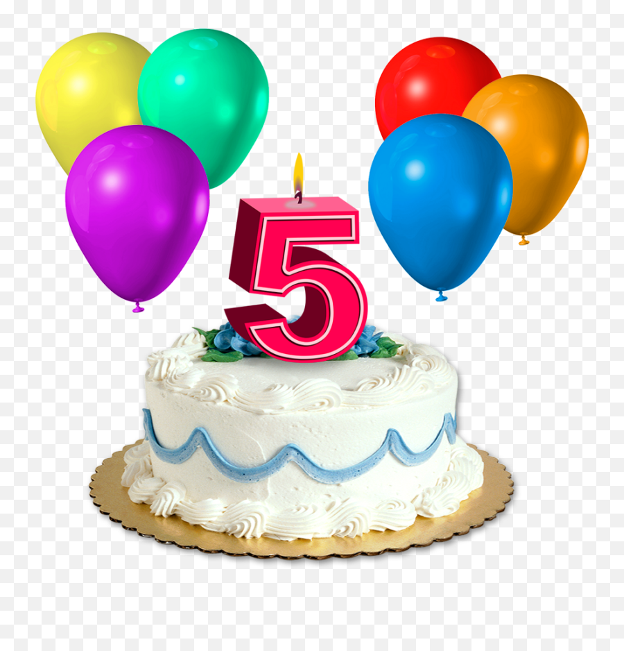 Birthday Cake - 5th Birthday Cake Png Transparent Png 5th Birthday Cake Png Emoji,Birthday Cake Transparent