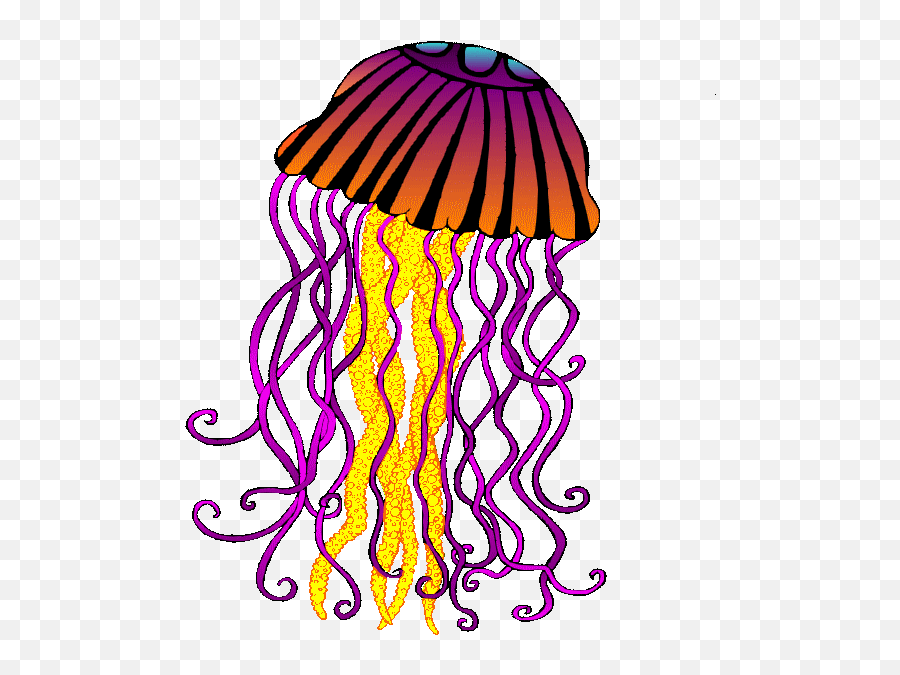 Jellyfish Cartoon - Printable Jelly Fish Clip Art Emoji,Jellyfish Clipart