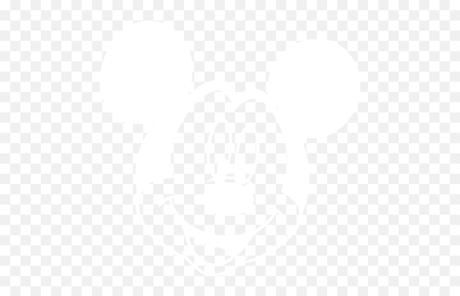 White Mickey Mouse 16 Icon - Free White Mickey Mouse Icons Mickey Mouse Emoji,Mickey Mouse Logo Png
