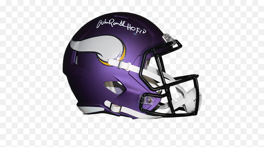 John Randle Minnesota Vikings Autographed Full Size Replica Football Helmet Jsa Hof Inscription Included - Revolution Helmets Emoji,Minnesota Vikings Png